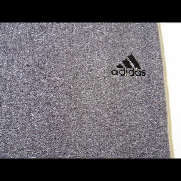 Adidas Leggings Climalite Crop Capri Dark Gray Workout Activewear Medium Stretch - Picture 2 of 7